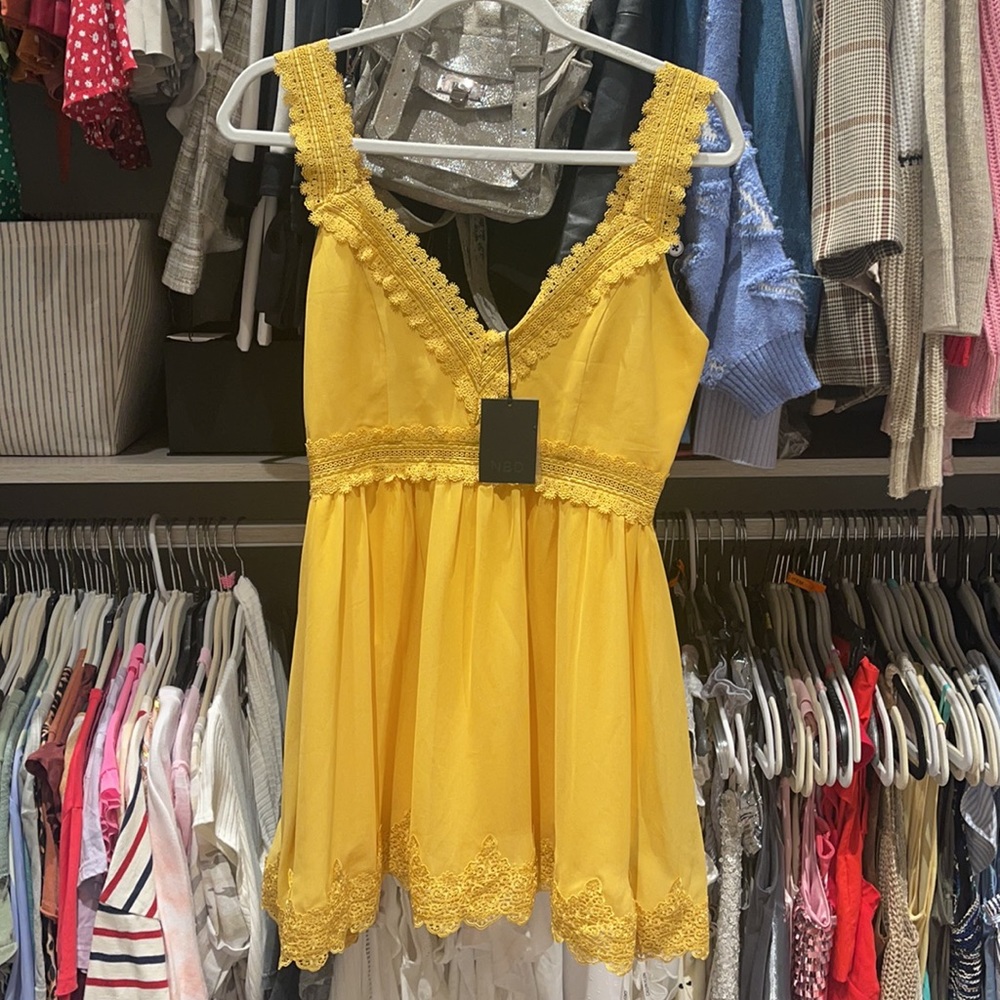 Yellow NBD Dress